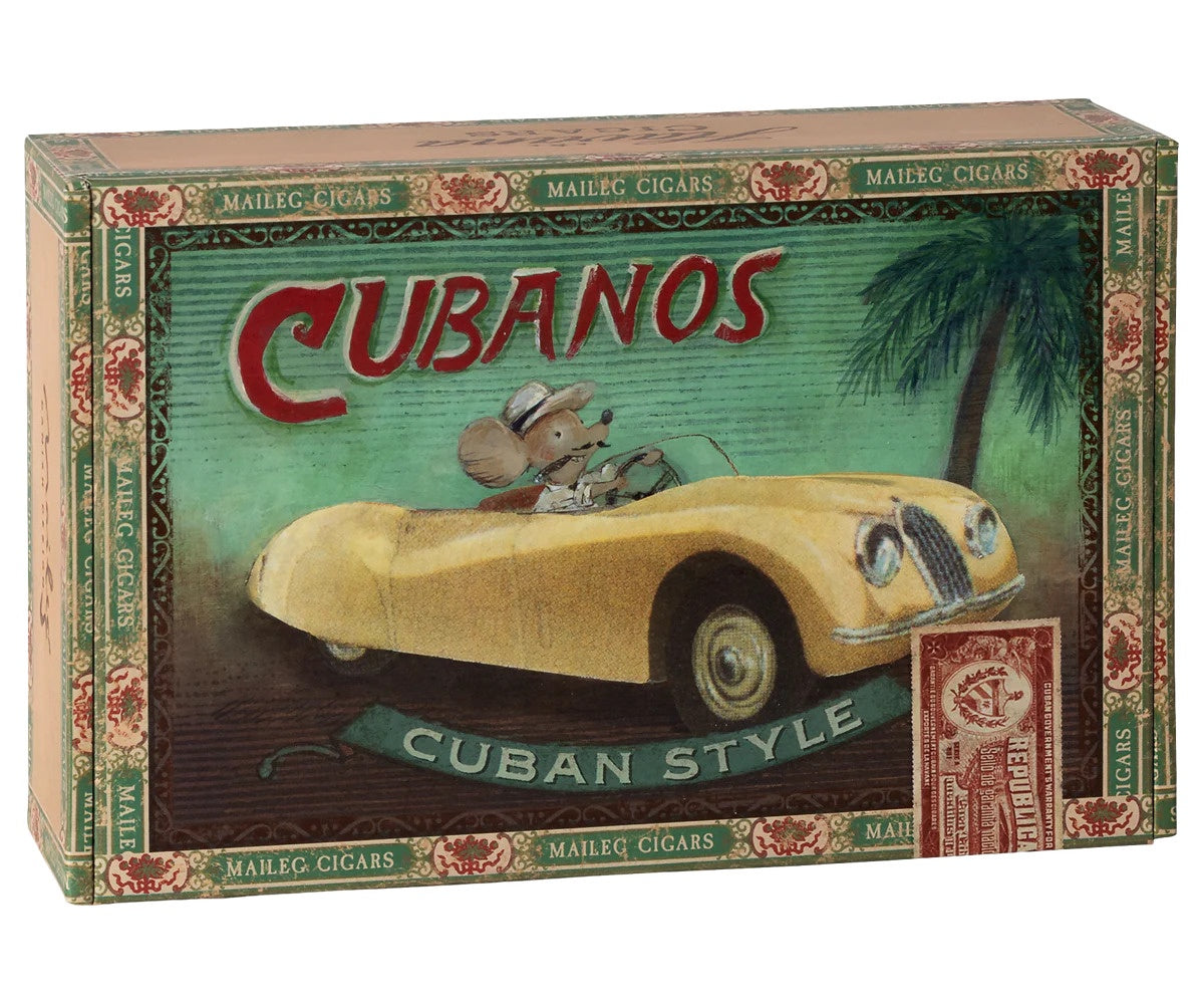 Maileg Grandma and Grandpa in Cigar Box