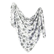 Copper Pearl Knit Swaddle Blanket - Rowan