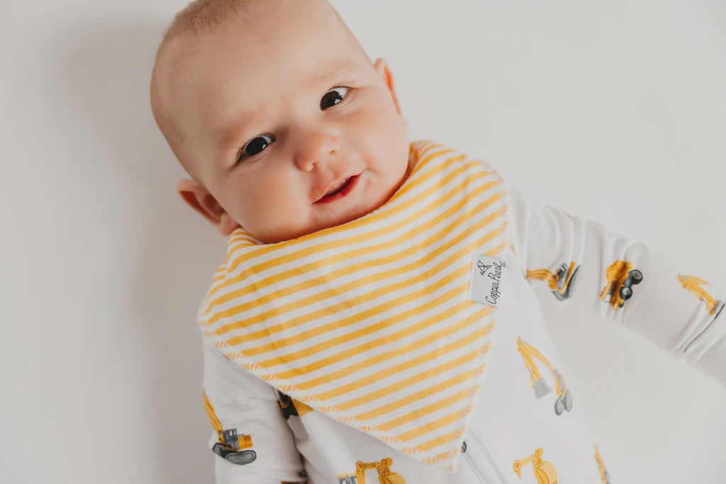 Copper Pearl Bandana Bib Set - Dozer