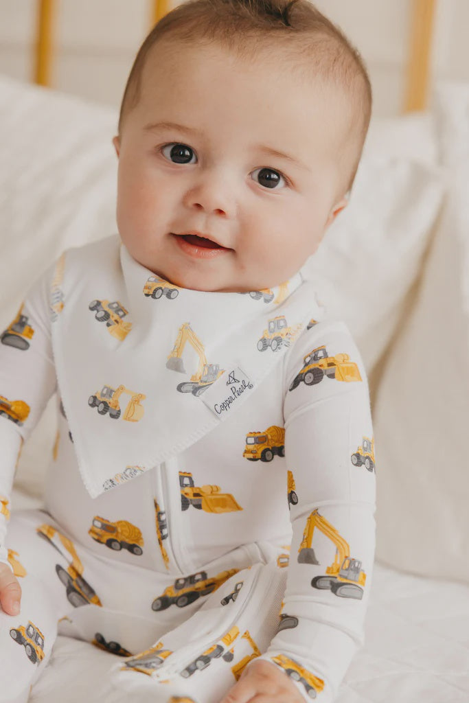 Copper Pearl Bandana Bib Set - Dozer
