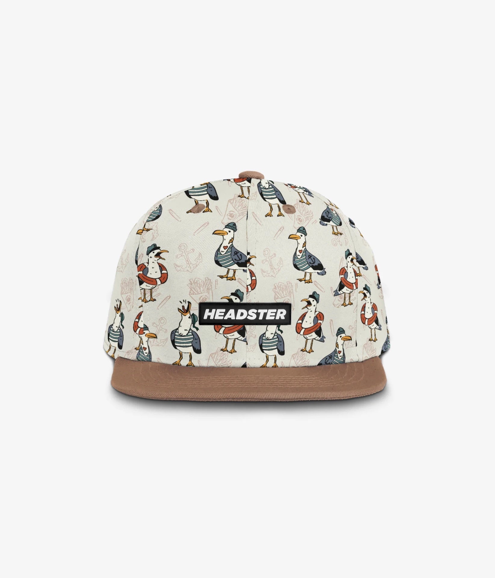 Headster Captain Seagull Snapback - White Sand
