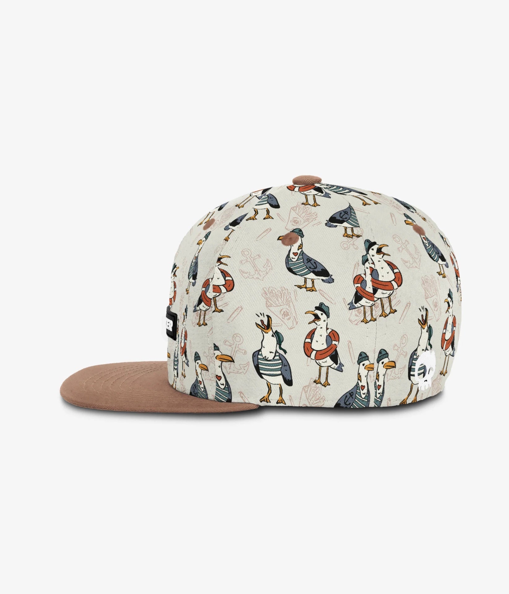 Headster Captain Seagull Snapback - White Sand