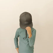 Current Tyed Clothing Waterproof Snapback - Charcoal