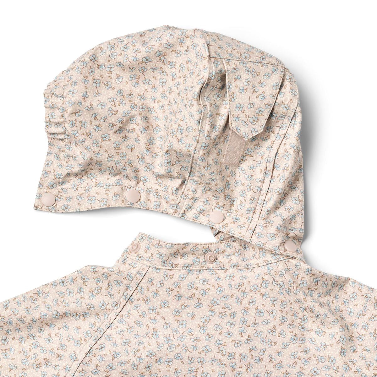 Wheat Rainwear Chardy Jacket Lilac Blue Flowers