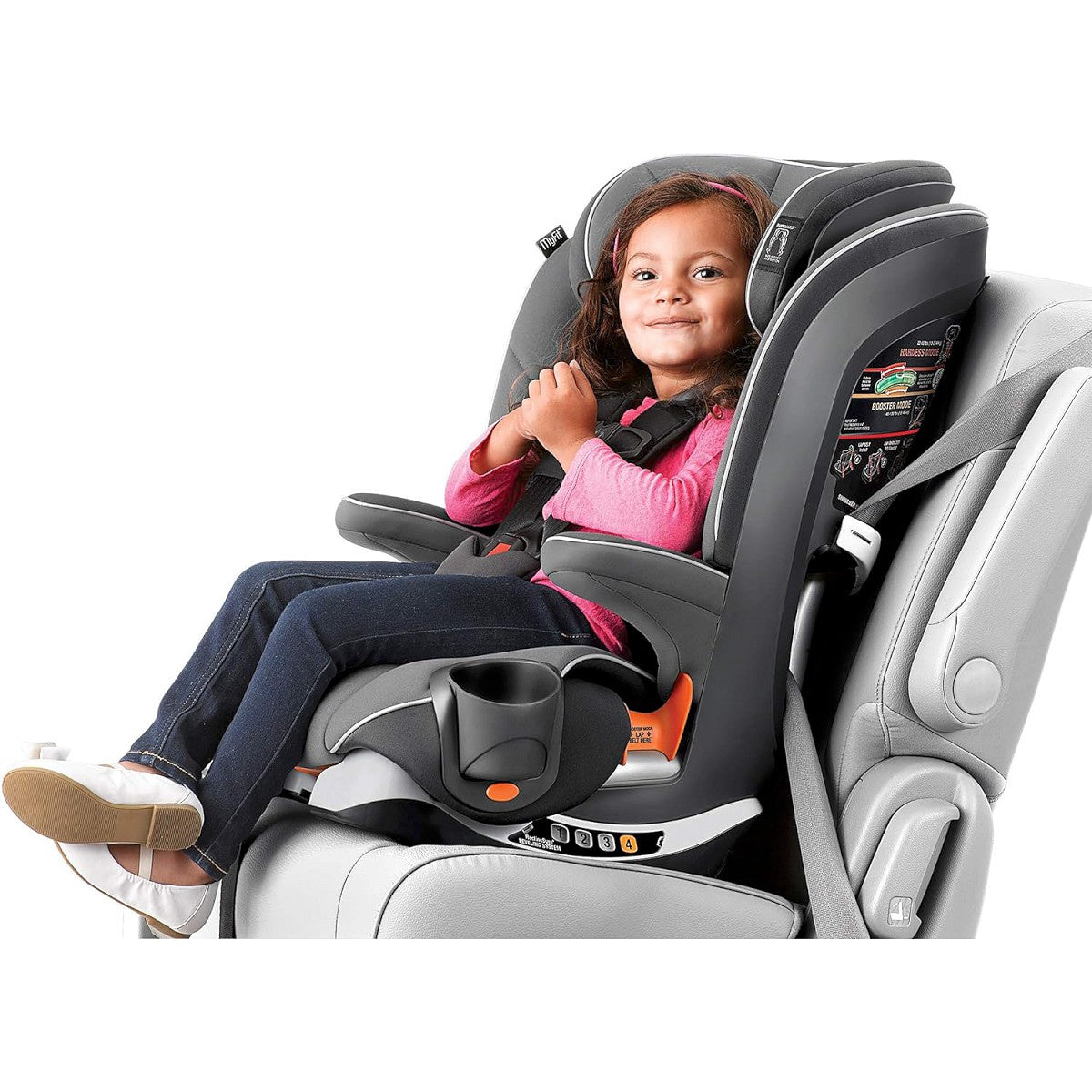 Chicco MyFit Harness + Booster - Notte/Black & Grey