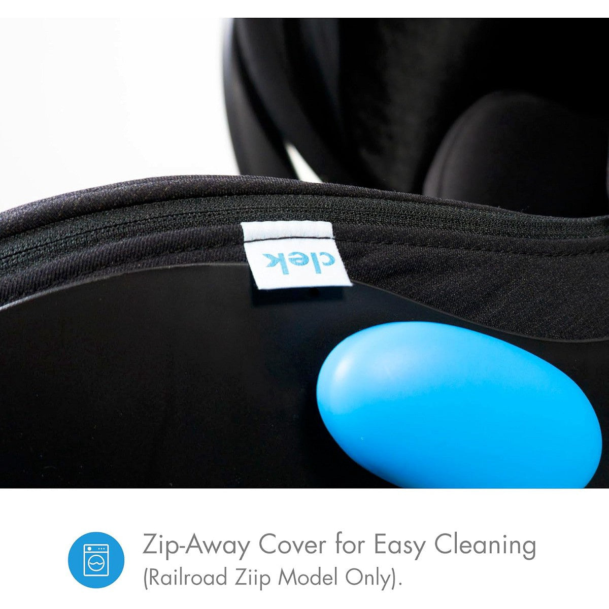 Clek Liingo Baseless Infant Car Seat - Railroad Ziip (Flame Retardant Free)