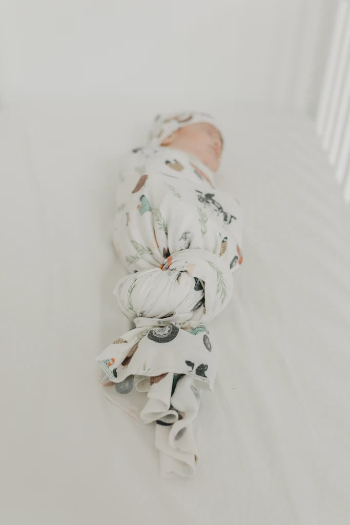 Copper Pearl Knit Swaddle Blanket - Jo