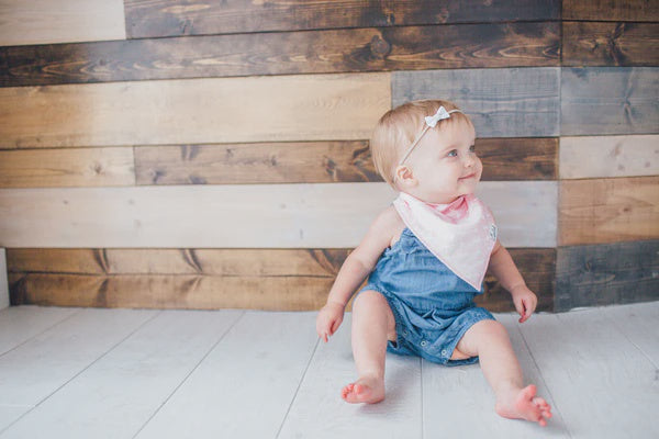 Copper Pearl Bandana Bib Set - Rosie