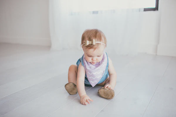 Copper Pearl Bandana Bib Set - Rosie