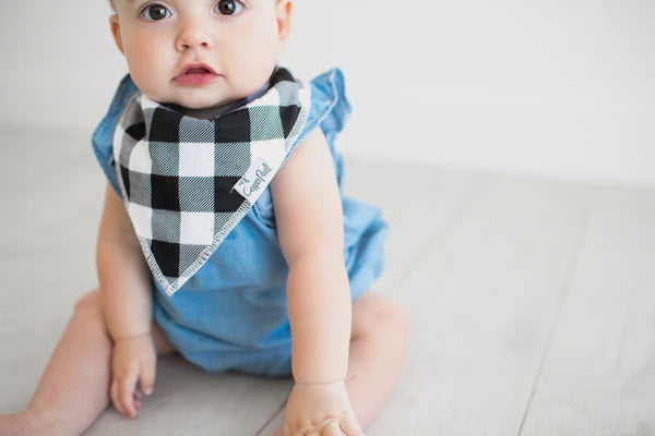 Copper Pearl Bandana Bib Set - Rosie
