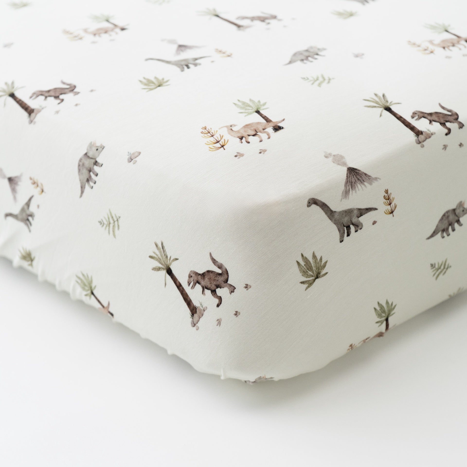 Bamboo Crib Sheet - Dinoland