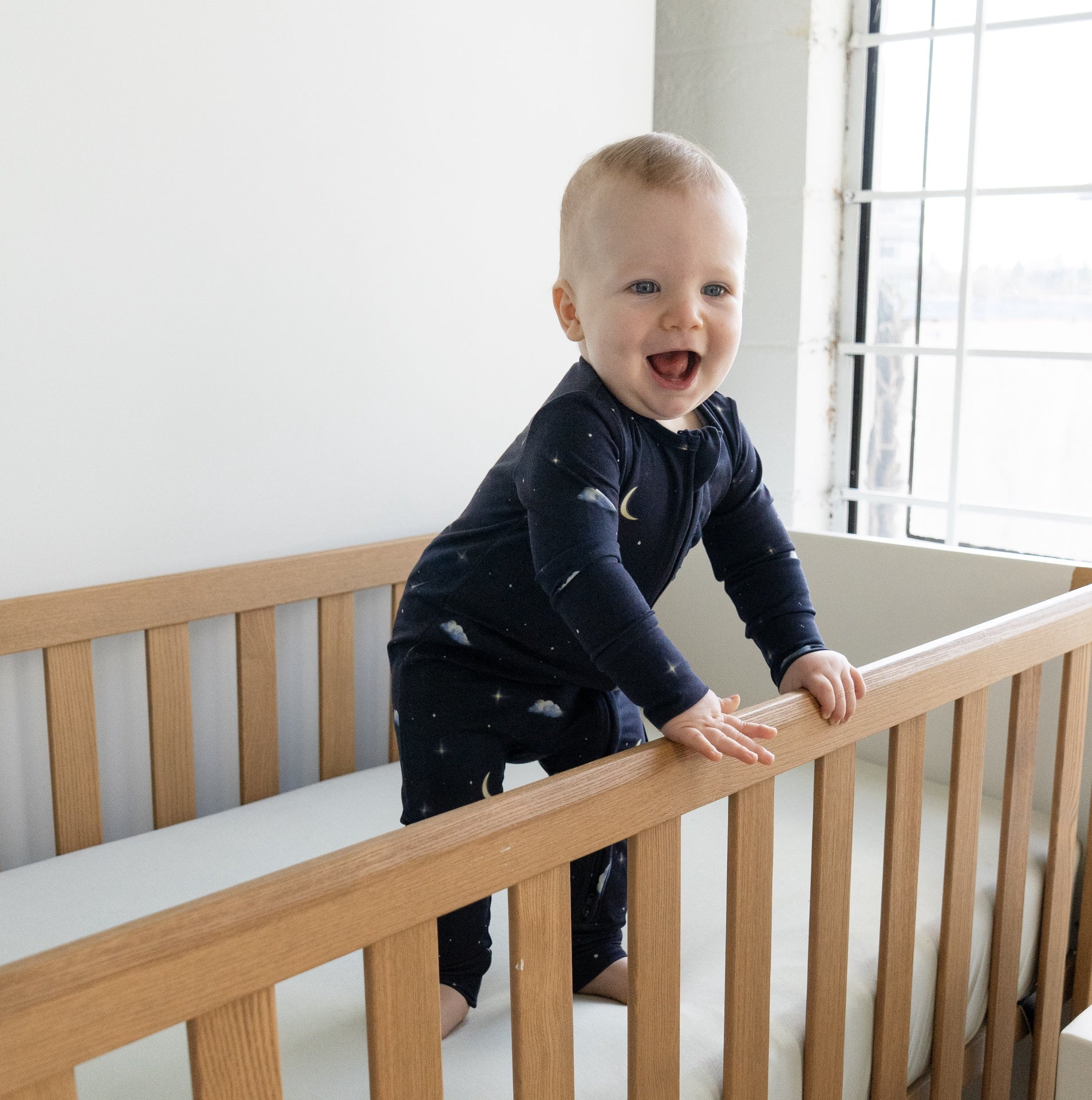 Footless Sleeper with Fold-over Cuffs - Sweet Dreams
