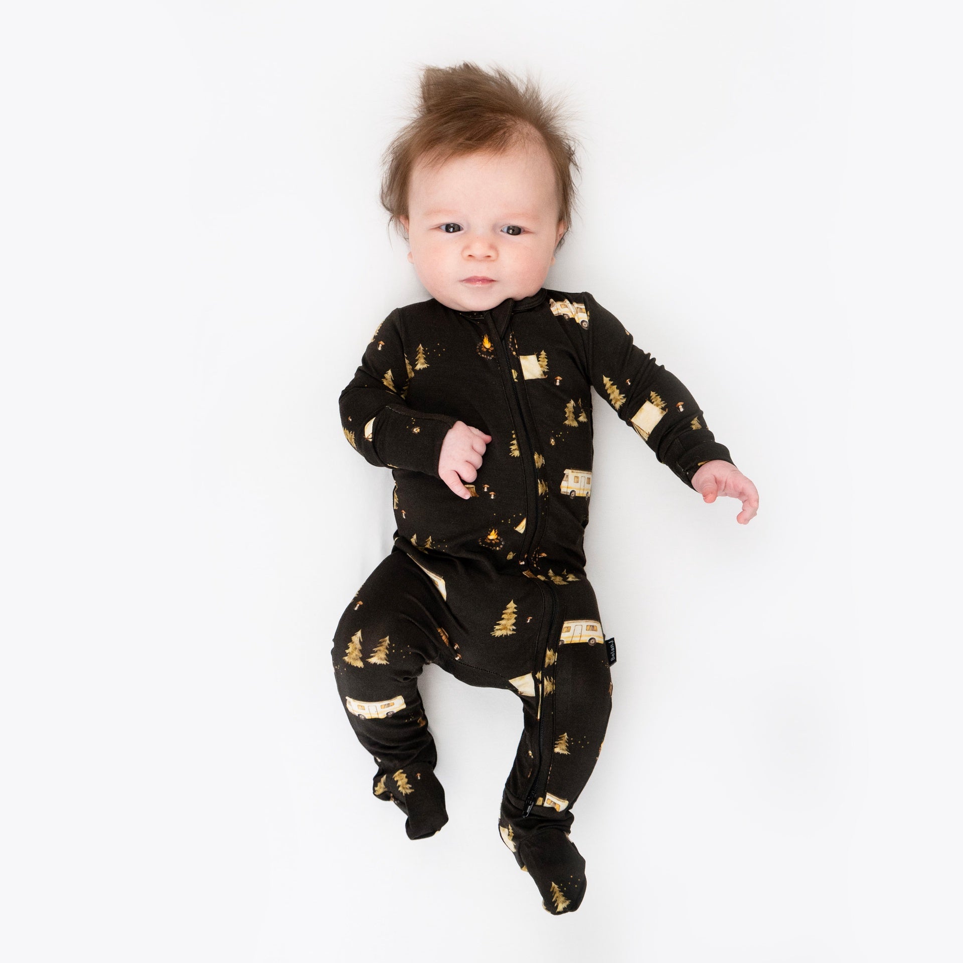Footed Zipper Sleeper - Night Camp