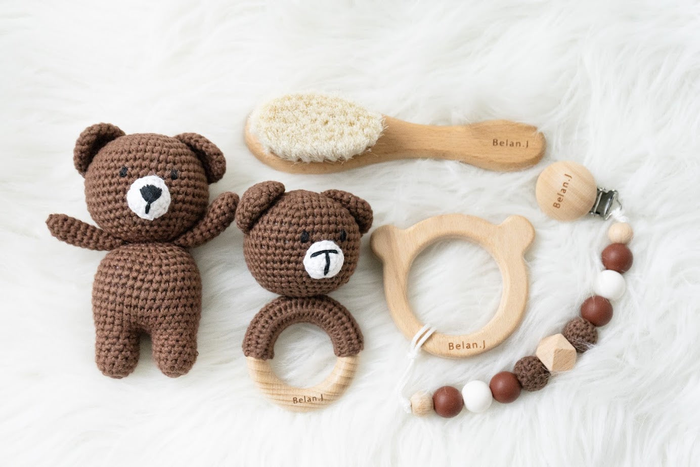 Active Baby Handmade Gift Set - Bear