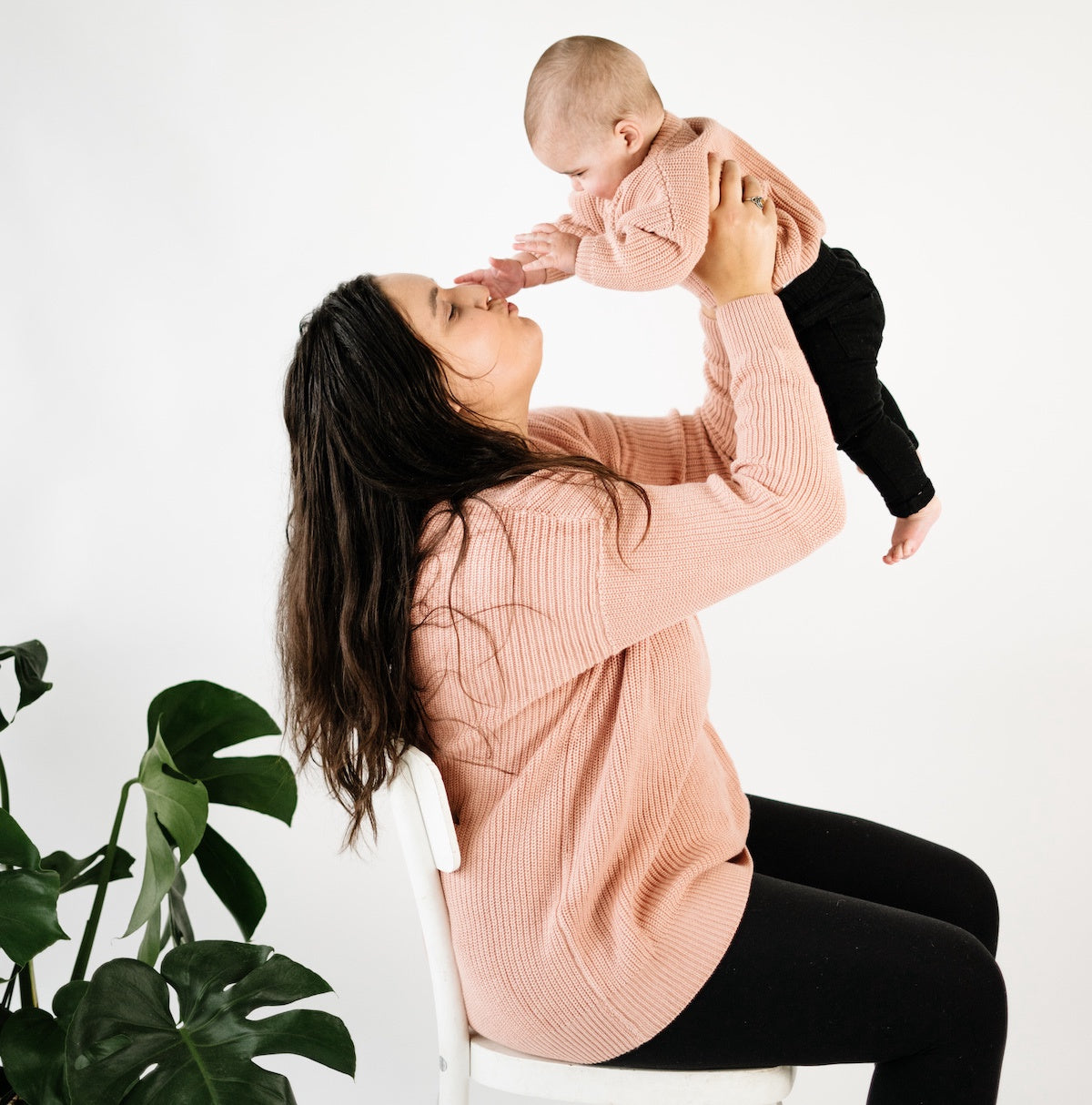 Belan.J Adult Knit Sweater - Rose