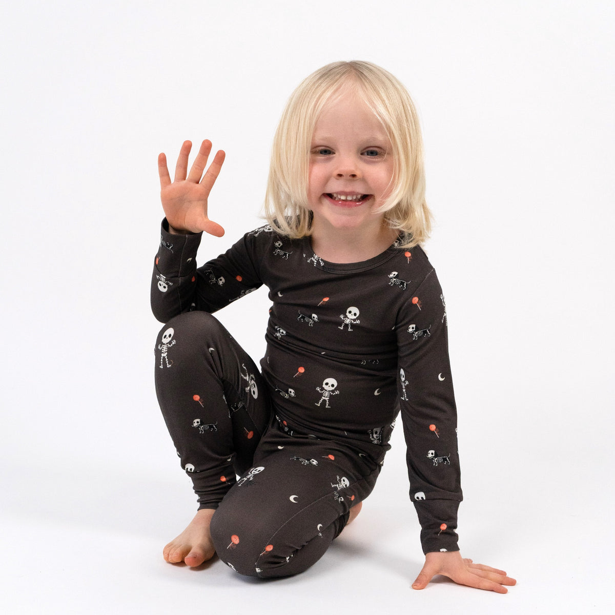 L/S PJ Set - Skullies