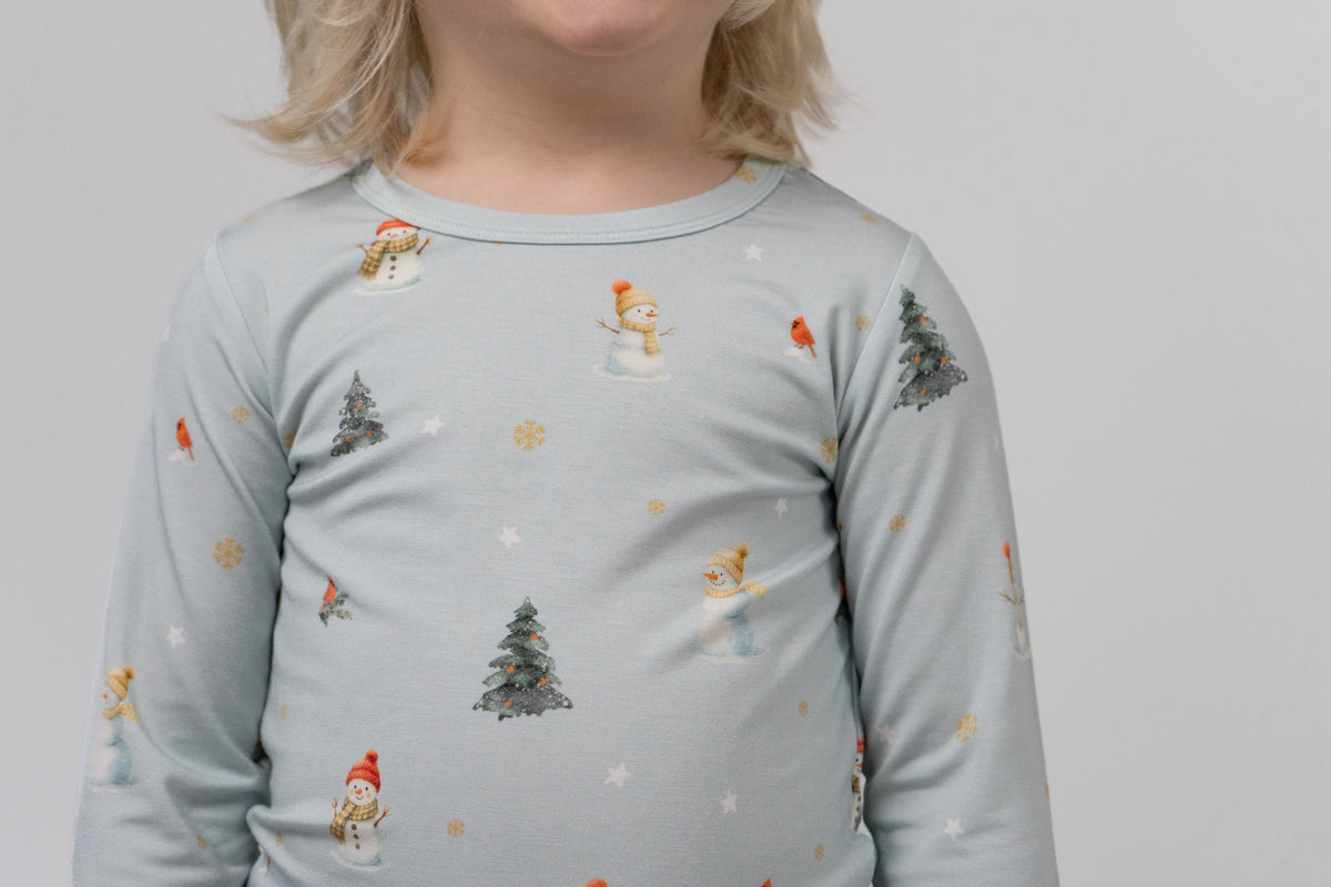 L/S PJ Set - Snowmen