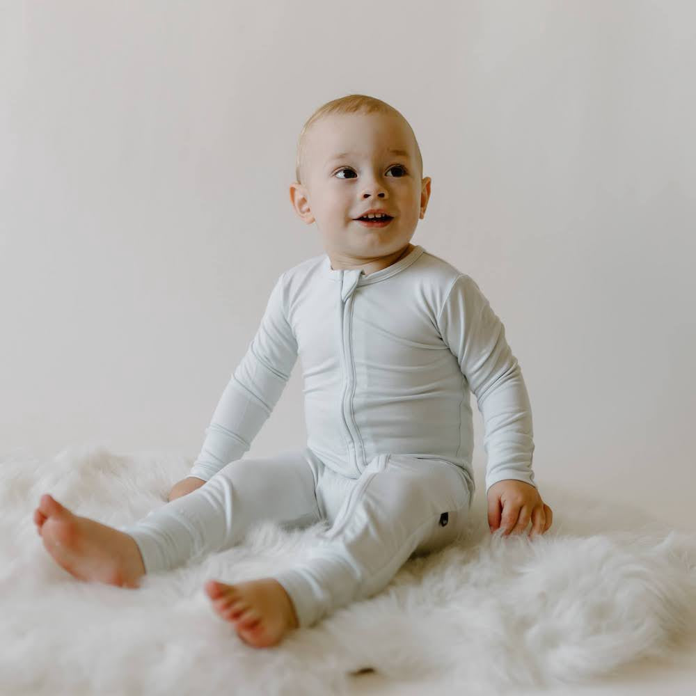 Footless Sleeper with Fold-Over Cuffs - Breeze