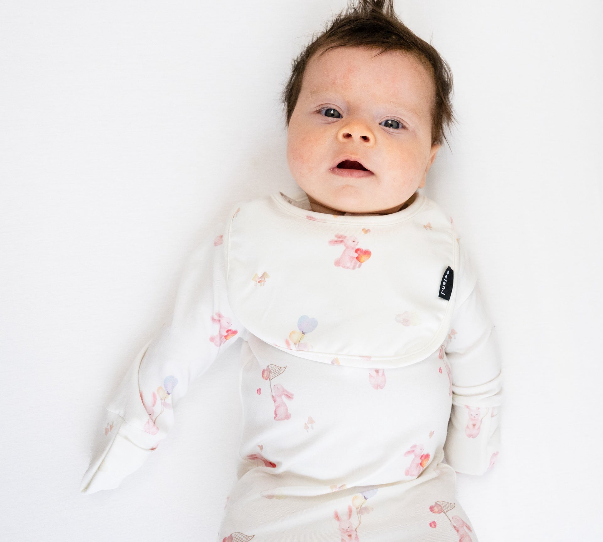 Baby Bib - Love Bunnies