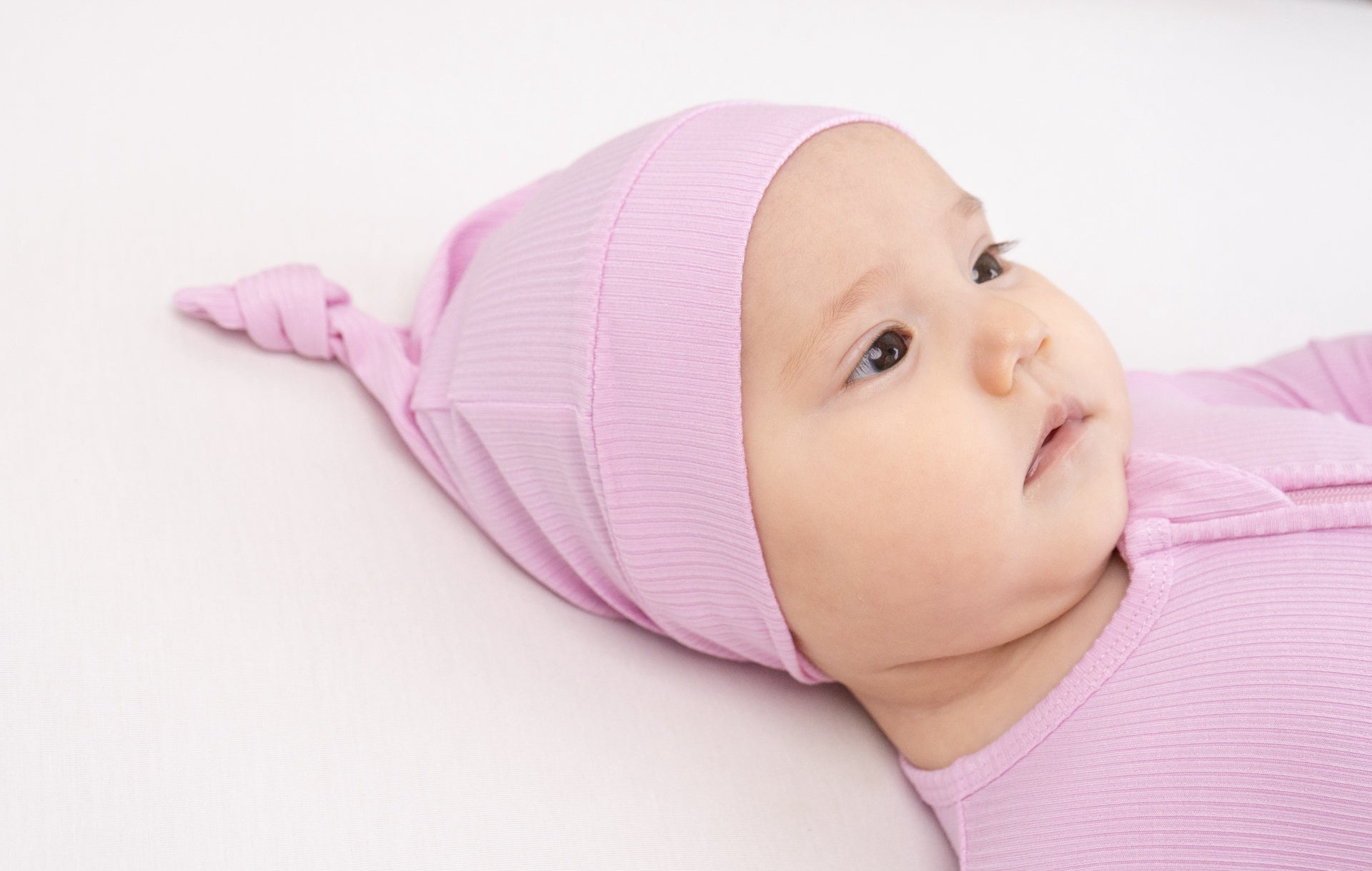 Knotted Hat - Pastel Orchid