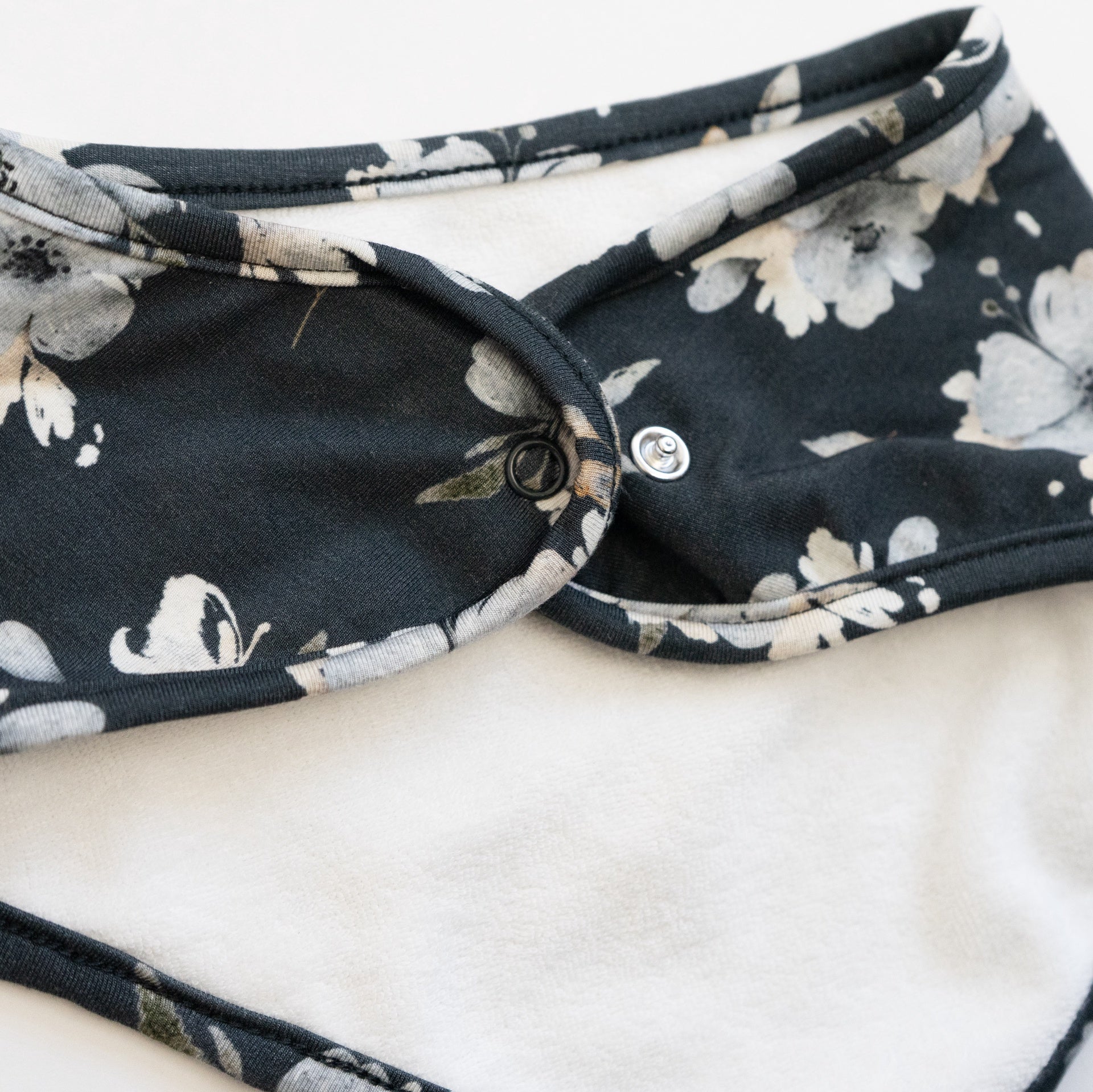 Bandana Bib - Dark Floral
