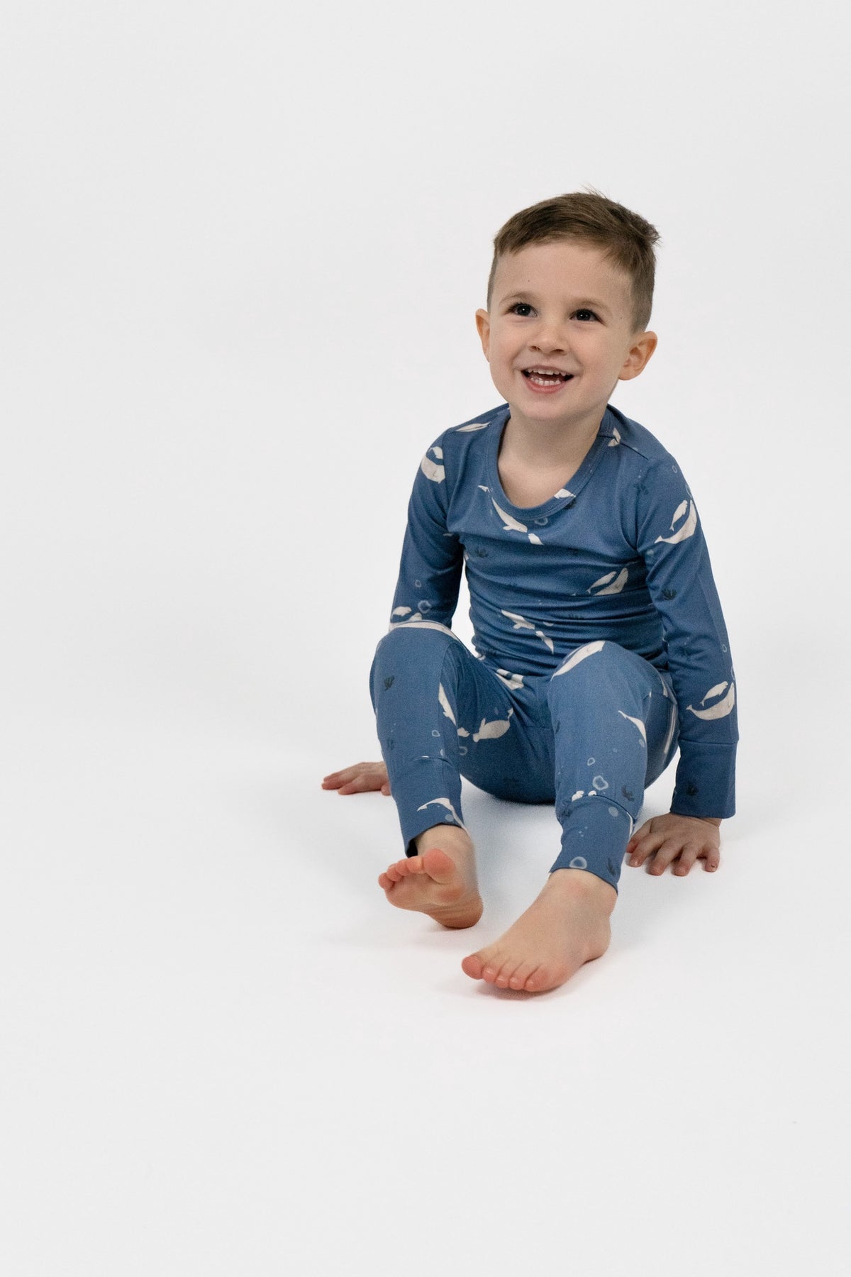 Long Sleeve PJ Set - Belugas