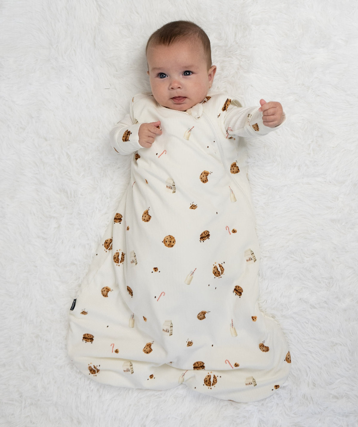 1.0 TOG Ribbed Bamboo Sleep Sack - Milk & Cookies