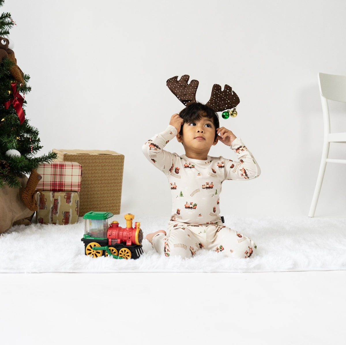 L/S PJ Set - Christmas Train