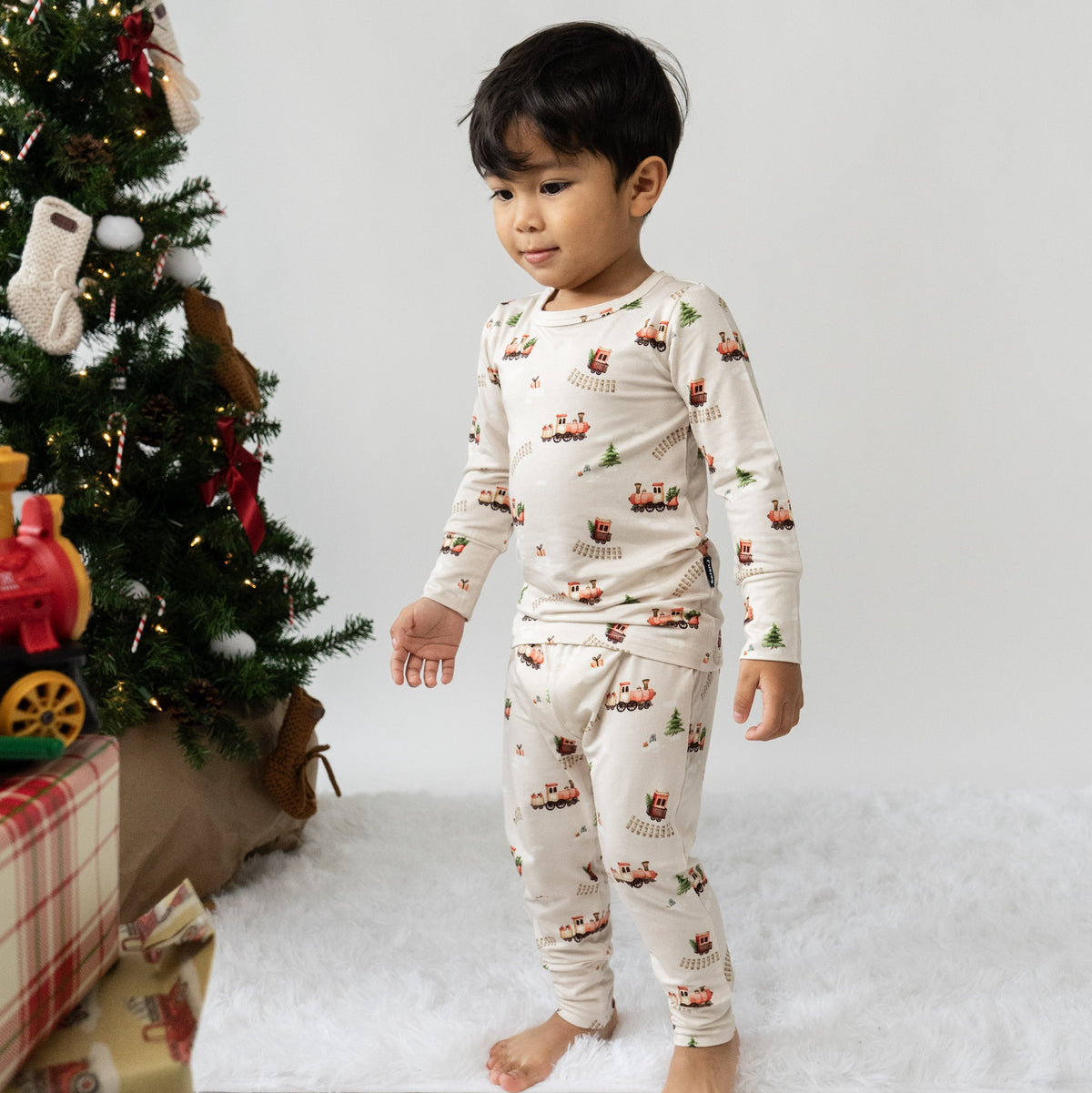 L/S PJ Set - Christmas Train