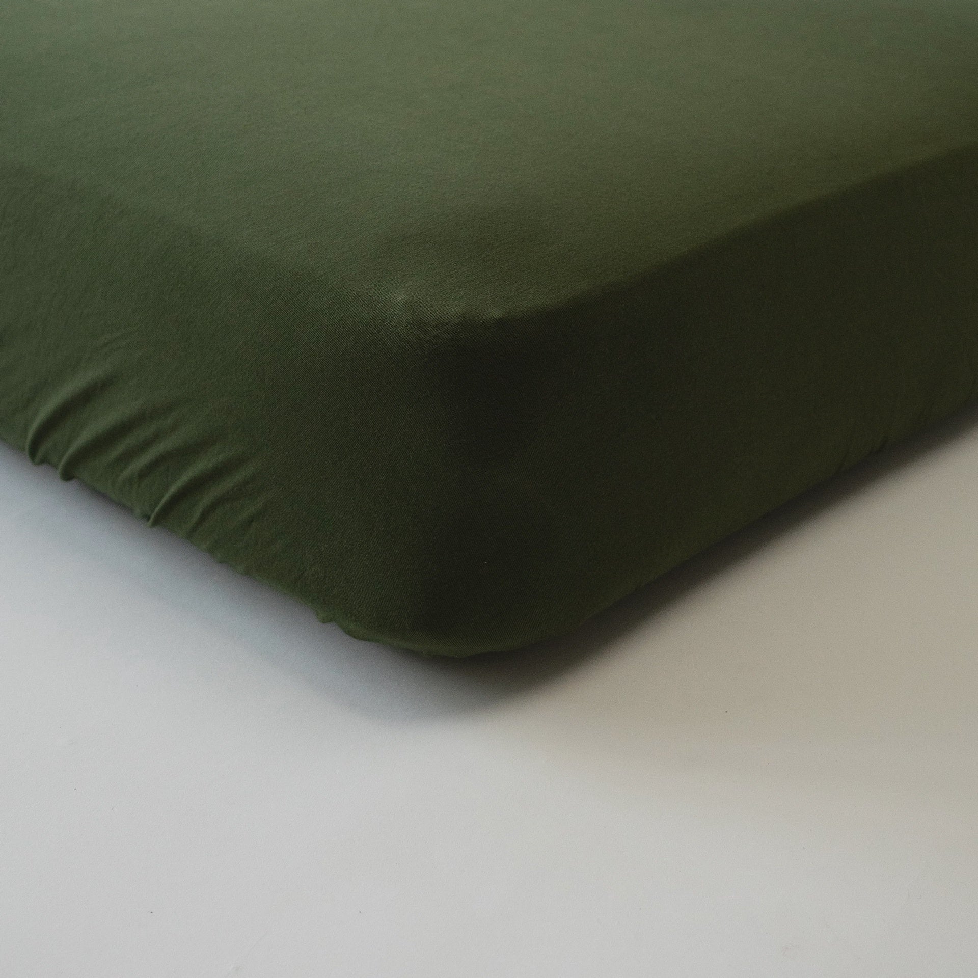 Bamboo Crib Sheet -  Forest Green