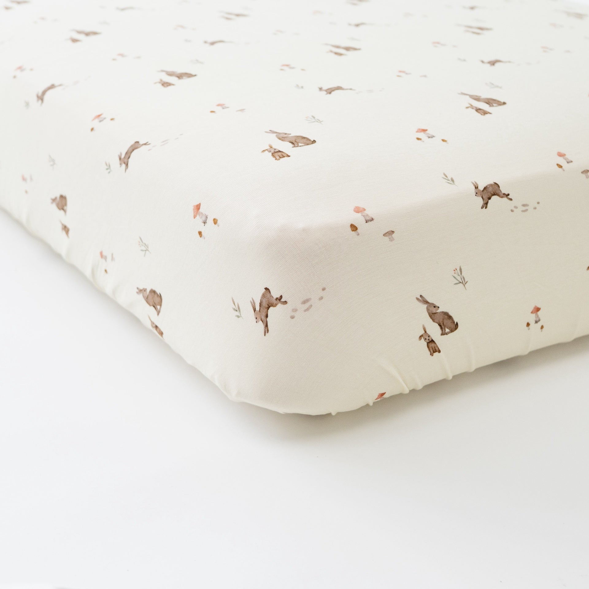 Bamboo Crib Sheet - Bunnies