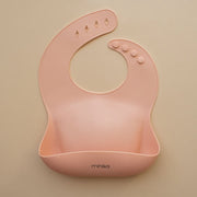 Minika Silicone Bib - Blush
