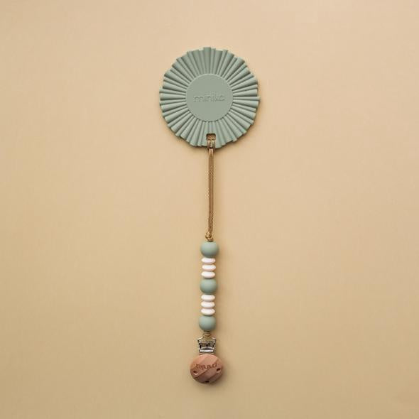Minika Clip and Sun Teether - Sage