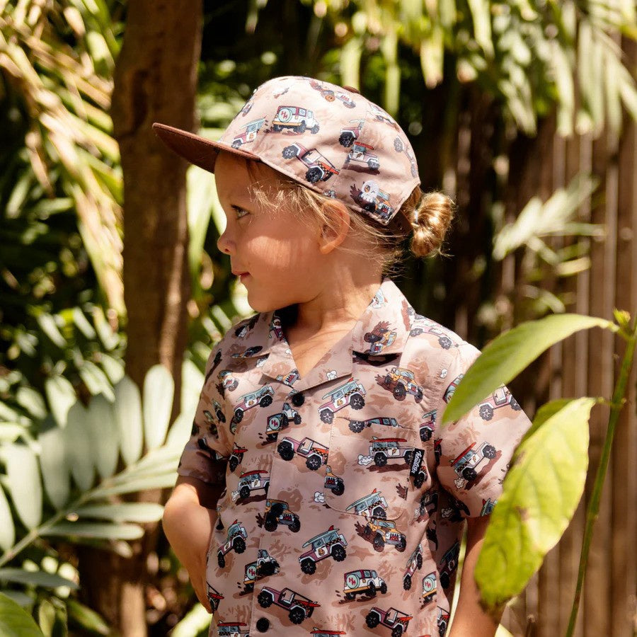 Headster All Terrain Fun Snapback - Beige Sand