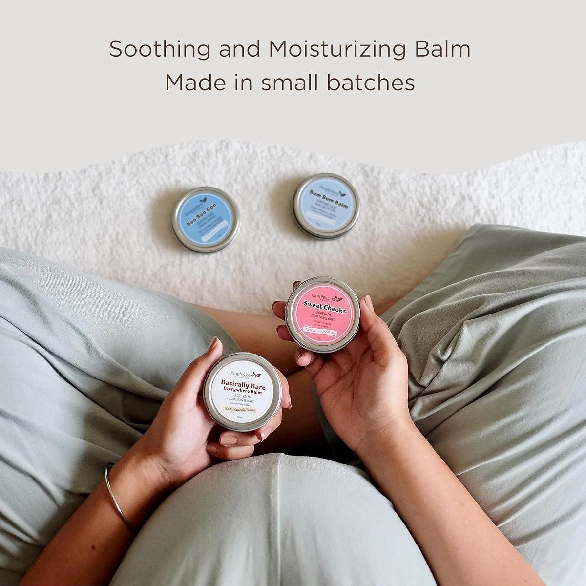 Dimpleskins Baby Gift Set All-Natural (4 tins of 30g)
