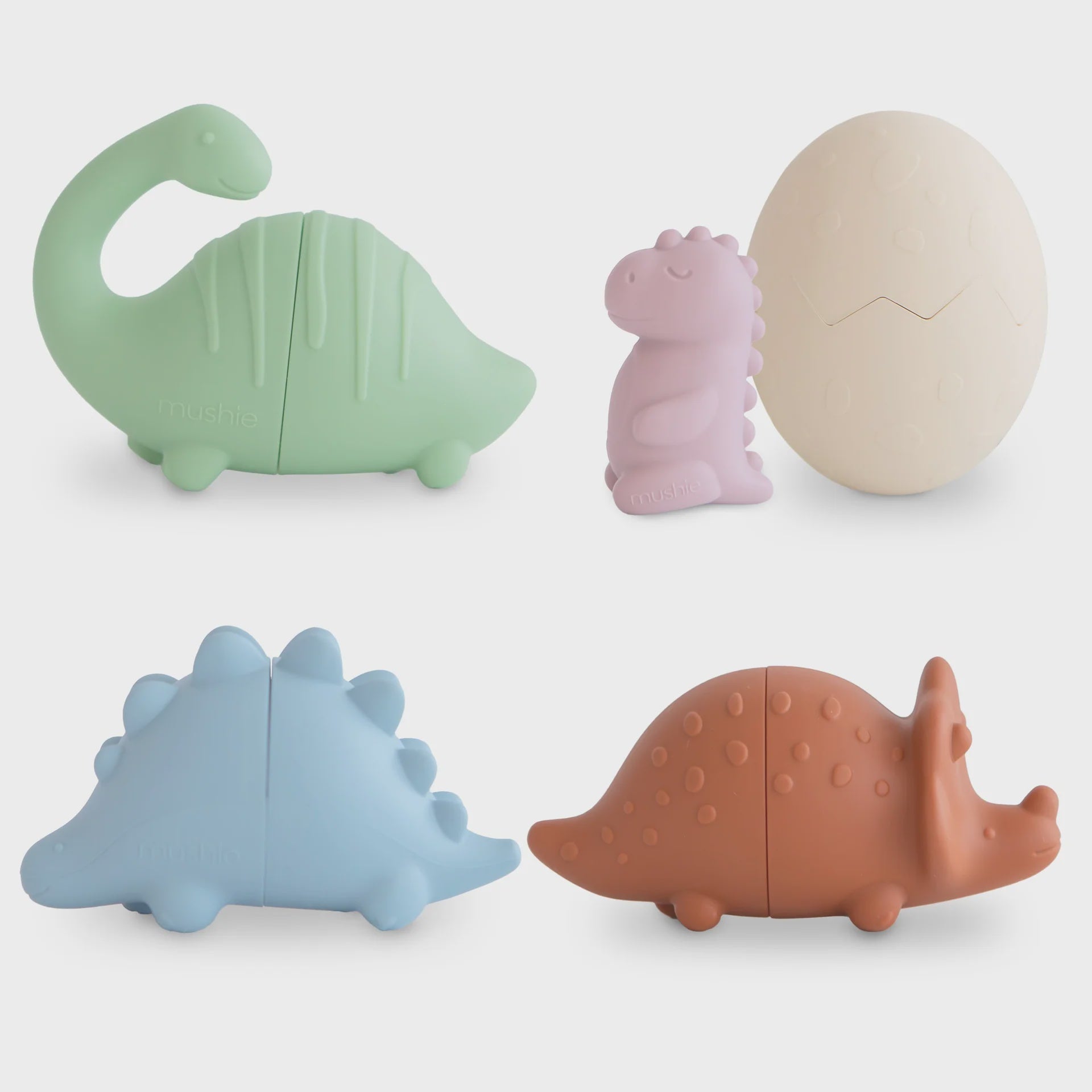 Mushie Mold Free Bath Play Set 4 pack
