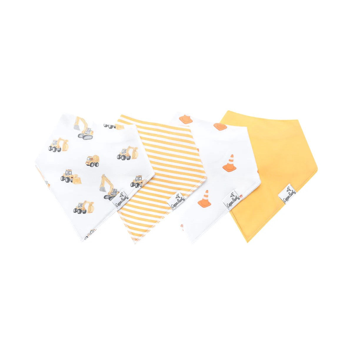 Copper Pearl Bandana Bib Set - Dozer