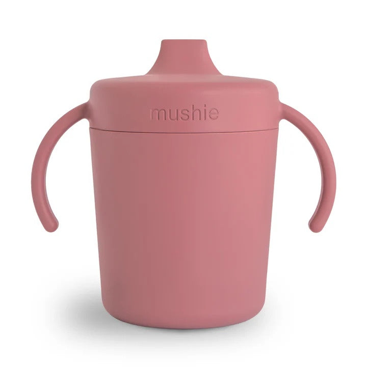 Mushie Trainer Sippy Cup - Dusty Rose