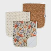 Copper Pearl Burp Cloth Set - Eden