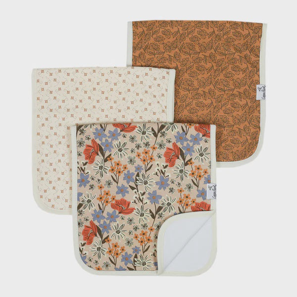 Copper Pearl Burp Cloth Set - Eden