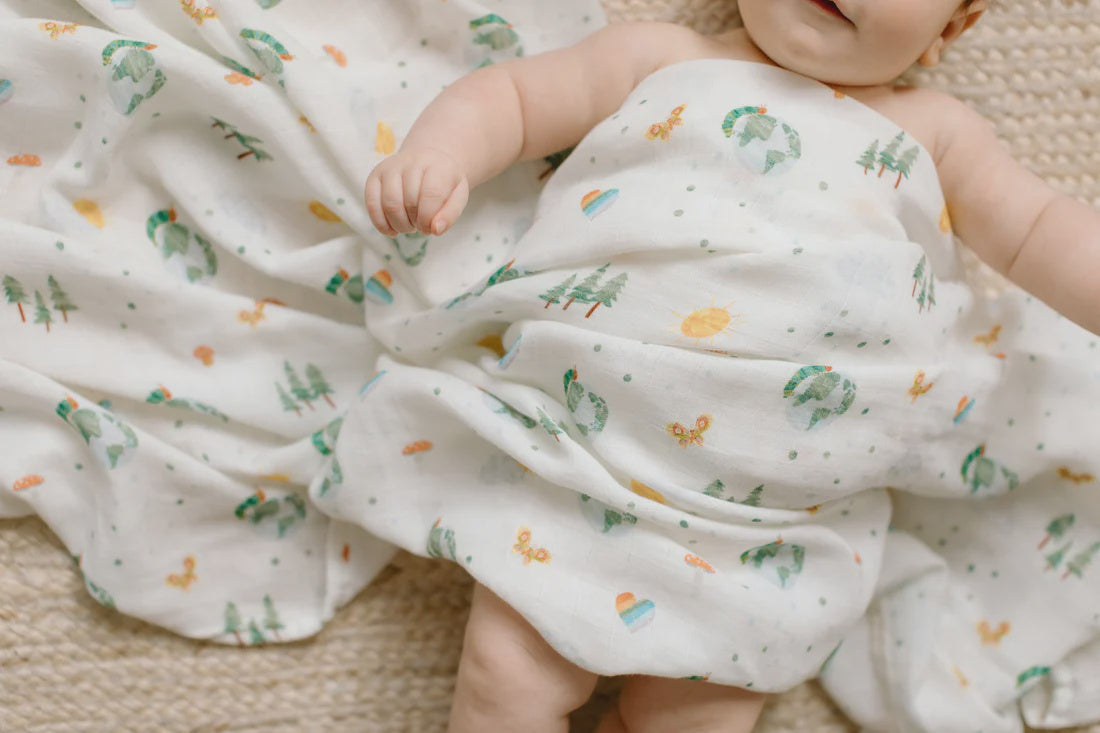Loulou Lollipop X Eric Carle Muslin Swaddle - World of Wonder