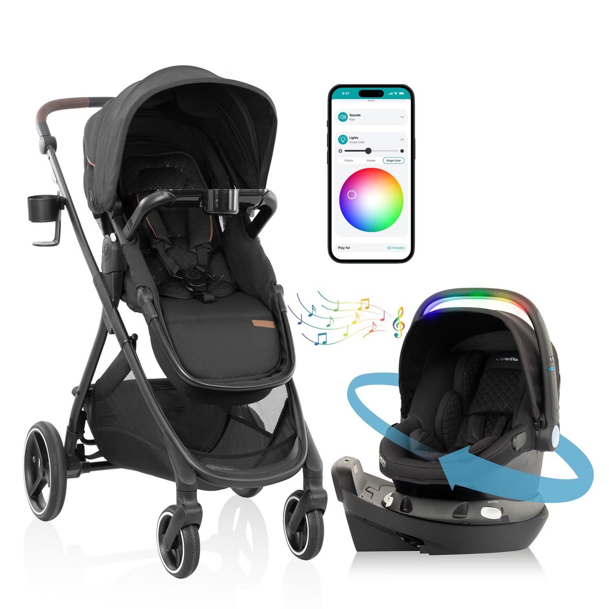 Evenflo Shyft Intuiti+ Travel System