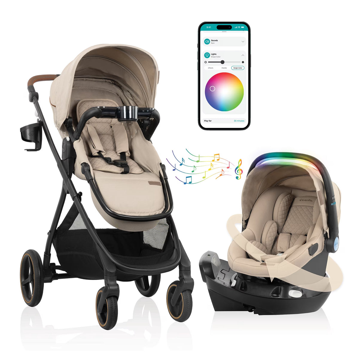 Evenflo Shyft Intuiti+ Travel System