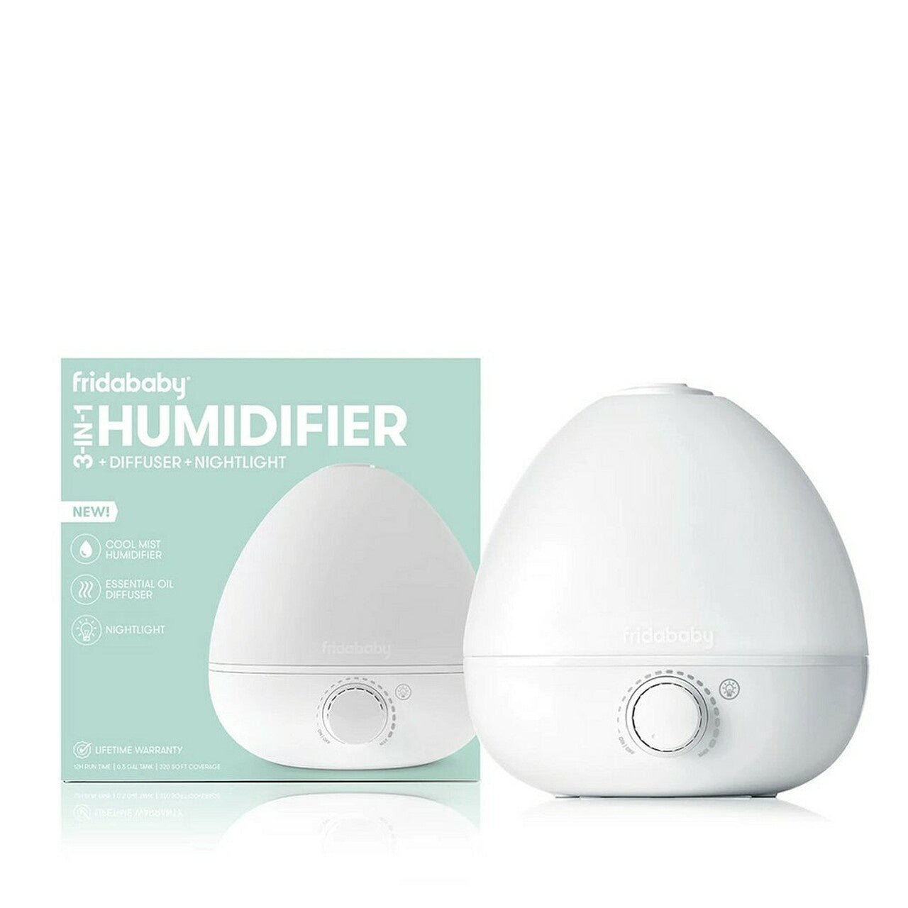 FridaBaby BreatheFrida - 3-in-1 Humidifier, Diffuser + Nightlight