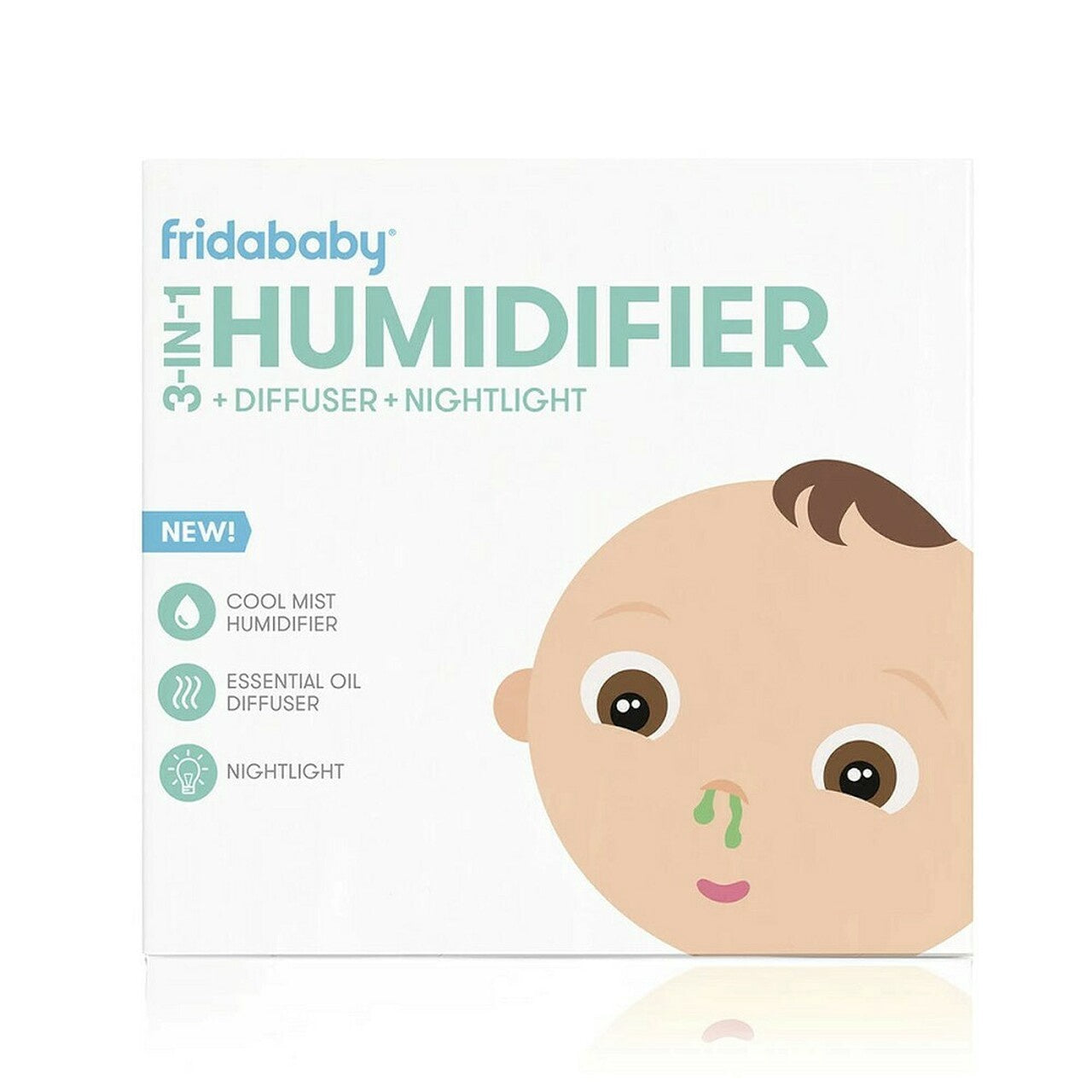 FridaBaby BreatheFrida - 3-in-1 Humidifier, Diffuser + Nightlight