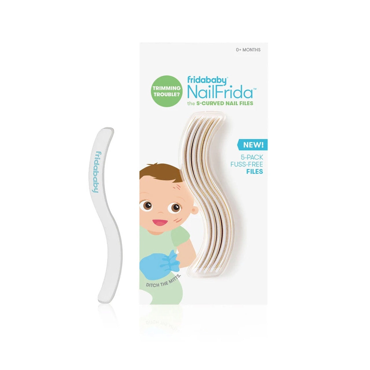 Fridababy NailFrida - The S-Curved Nail Files