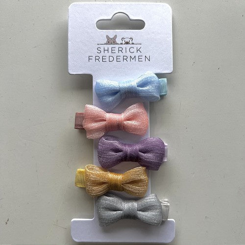 Lurex Hair Clip set (5 pc)