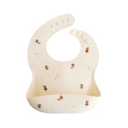 Mushie Silicone Baby Bib - Fairy Mice