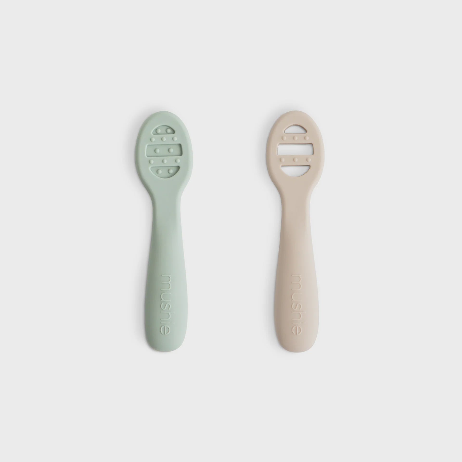 Mushie First Feeding Baby Spoons 2-Pack