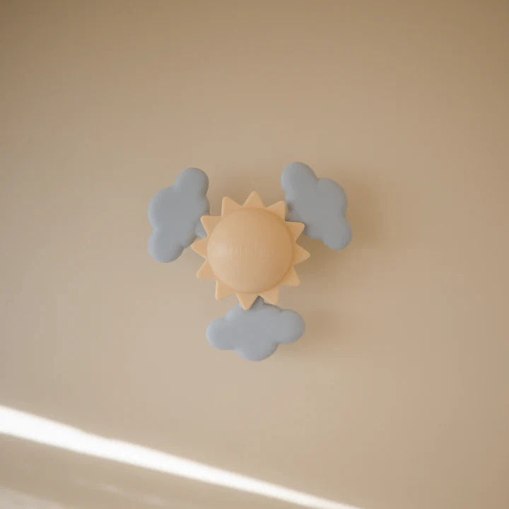 Mushie Suction Spinner Toy - Sunshine